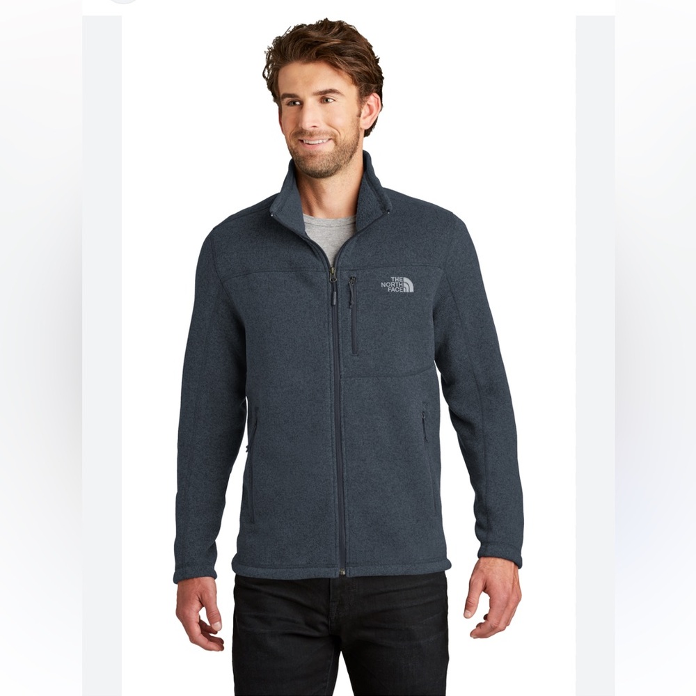 The North Face Grey Full Zip‎ Fleece Jacket. Size XXL